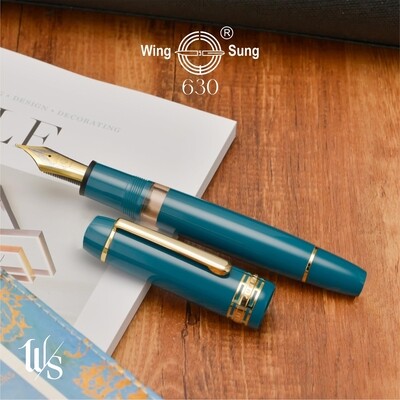 Wing Sung 630 - Piston Filled - Flat Head - 0,5 mm (F) Steel Nib