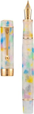 Jinhao Model 100 - Rainbow Marble - 18 KGP nib
