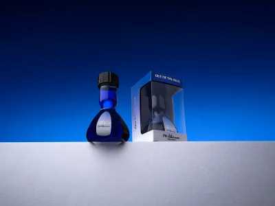 PW Akkerman Fountain Pen Ink  Limited Edition Out of The Blue   40 ml Original Bottle