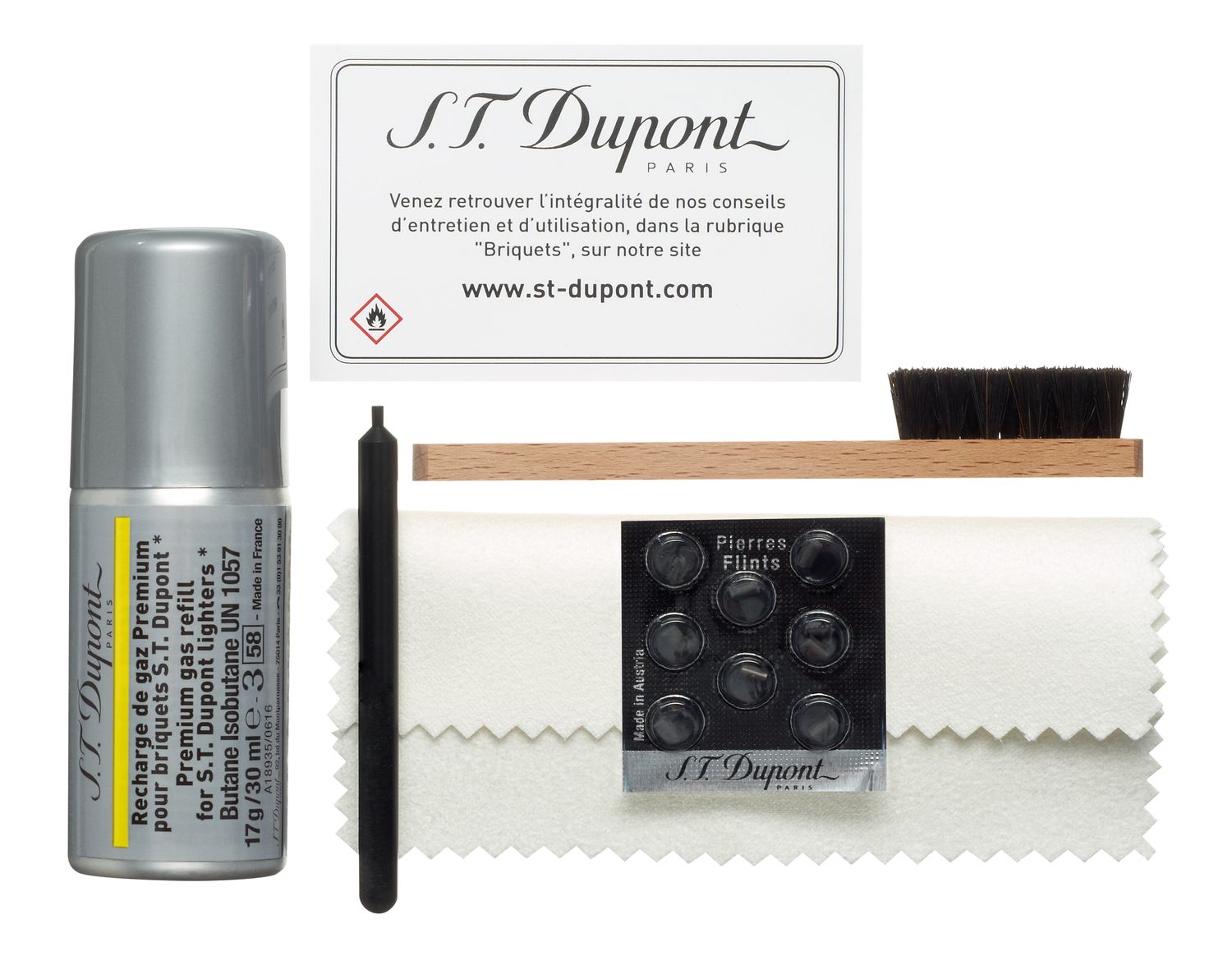 ST DUPONT Maintenance Kit - Line 2 Flame Lighters