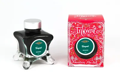 Diamine Inkvent Shimmer Fountain Pen Ink Bottle - Tempest 50ml