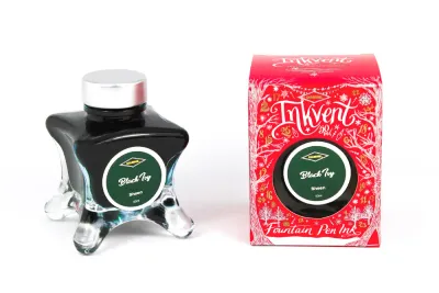 Diamine Inkvent Sheen Fountain Pen Ink Bottle - Black Ivy  50ml