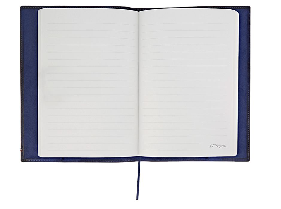 ST Dupont A5 Atelier Brown Genuine Leather Notebook Cover