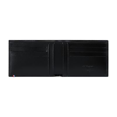 ST DUPONT Line D Wallet 6cc ID Black