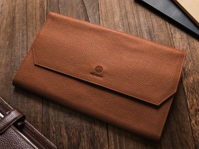 Wancher 2826.0872Penfolium 12 Pen Portfolio Brown Leather