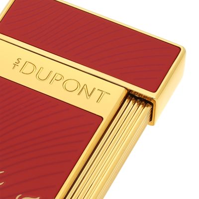 ST DUPONT Lighter Slimy CNY Horse Red - Limited Edoition
