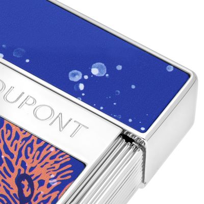 ST DUPONT Biggy Lacquered lighter 20'000 Leagues under the seas Royal Blue - Limited Edition
