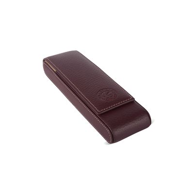 KRIC 2 PCS LEATHER PEN HOLDER -BURGUNDY