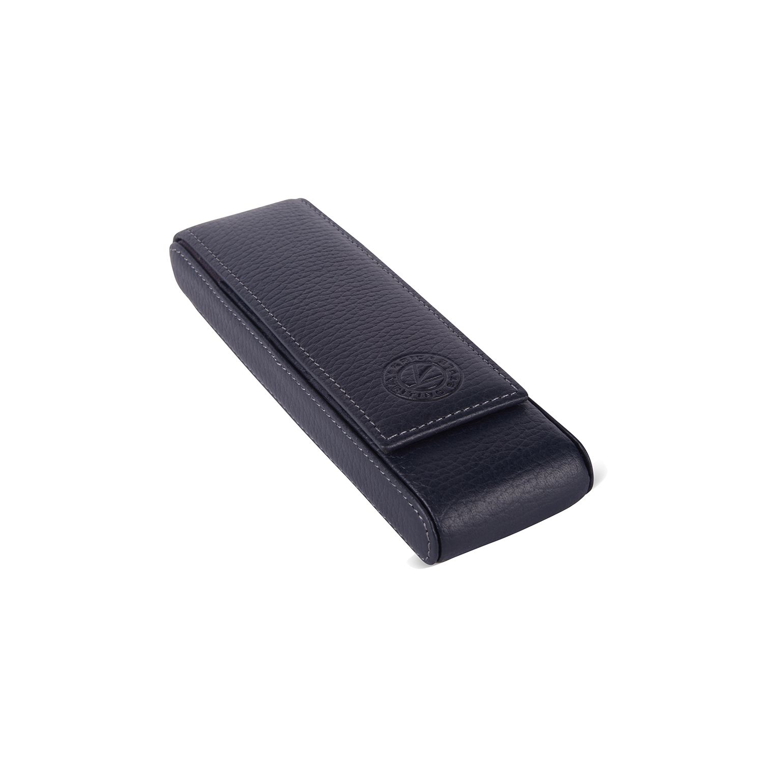 KRIC 2 PIECE LEATHER PEN HOLDER -BLUE