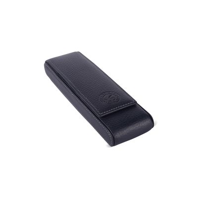 KRIC 2 PIECE LEATHER PEN HOLDER -BLUE
