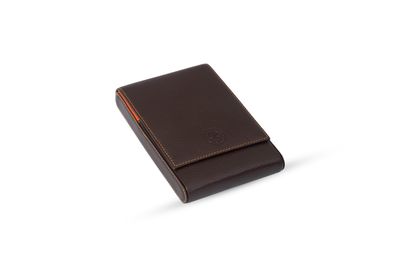 KRIC 5 PCS LEATHER PEN HOLDER - FLOATER  COFFEE