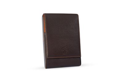 KRIC 5 PCS LEATHER PEN HOLDER - FLOATER  COFFEE