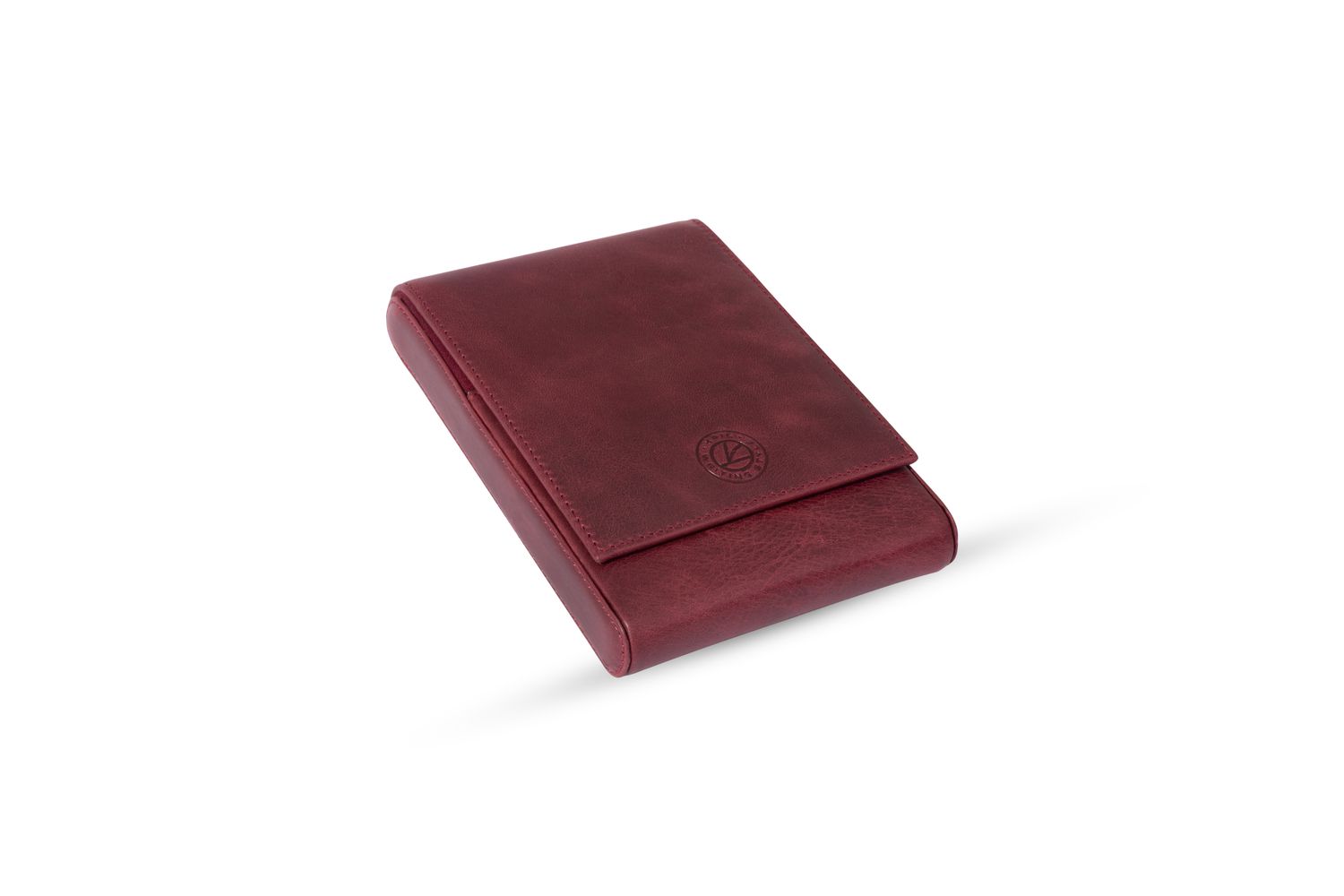 KRIC 5 PCS LEATHER PEN HOLDER -CLARET