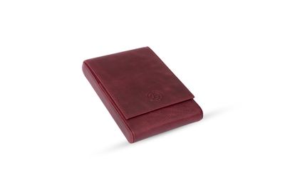KRIC 5 PCS LEATHER PEN HOLDER -CLARET