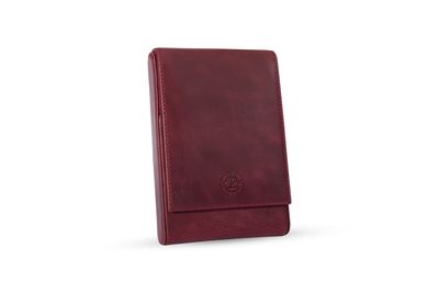 KRIC 5 PCS LEATHER PEN HOLDER -CLARET