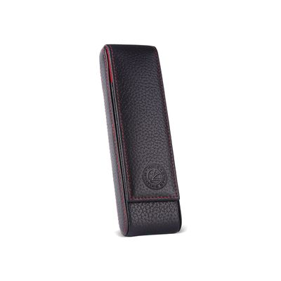 KRIC 2 PCS LEATHER PEN HOLDER -VOLCANIC BLACK