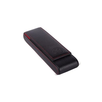 KRIC 2 PCS LEATHER PEN HOLDER -VOLCANIC BLACK