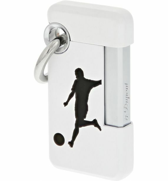 ST DUPONT Lighter Hook Ronaldo  White Torch Flame
