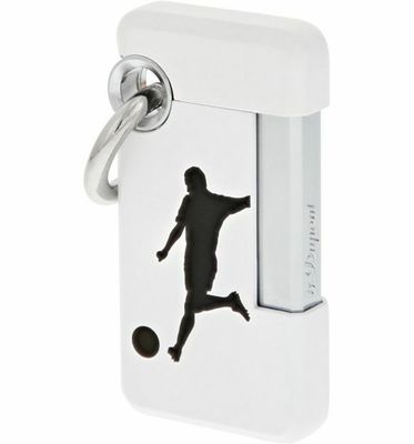 ST DUPONT Lighter Hook Ronaldo  White Torch Flame