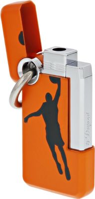 ST DUPONT Lighter Hook Dunk Orange Torch Flame