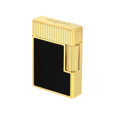 ST DUPONT Line 1 Vertical Lacquer Black Gold