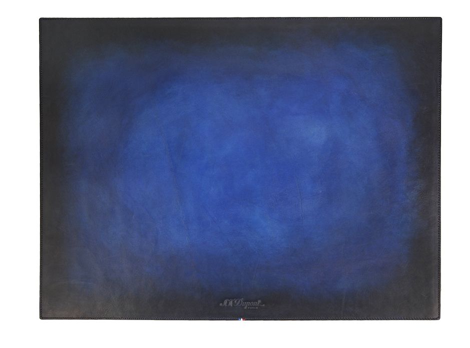 ST Dupont  Atelier Blue Genuine Leather Desk Pad