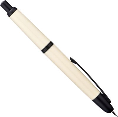 Jinhao Model 20 White Black Trim Fine Fountain Pen