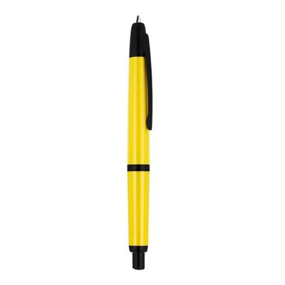 Jinhao Model 20 Yellow Black Trim Fine Fountain Pen