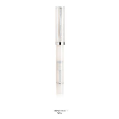 Jinhao Model 58D Beige Two Tone Clear Fine Fountain Pen