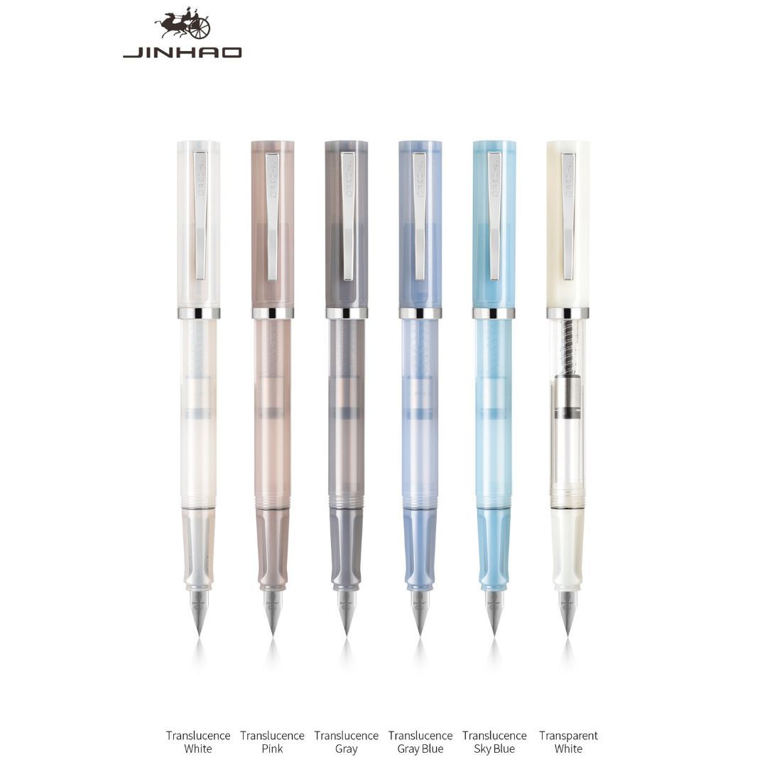 Jinhao Model 58D Set of Six Colours Fine Fountain Pen