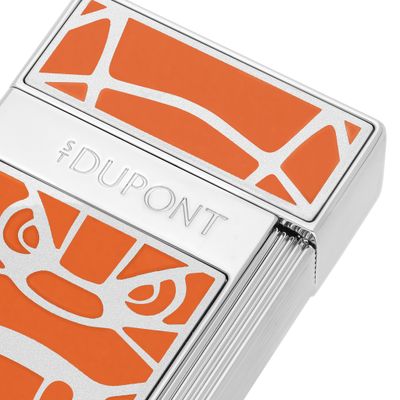 ST DUPONT Biggy Lacquered lighter Orlinski Orange  - Limited Edition