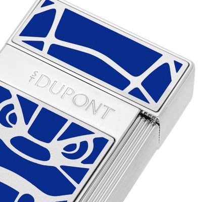 ST DUPONT Biggy Lacquered lighter Orlinski Blue  - Limited Edition
