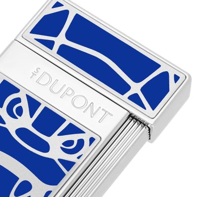 ST DUPONT Lighter Slimy Orlinski Blue lighter - Limited Edition