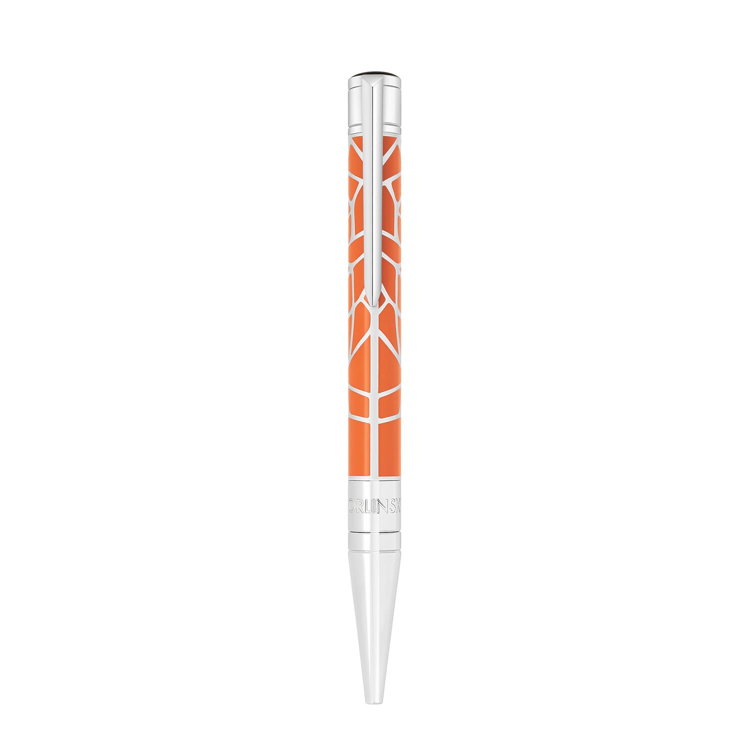 ST DUPONT  W Initial Ballpoint Orlinski Orange  - Limited Edition