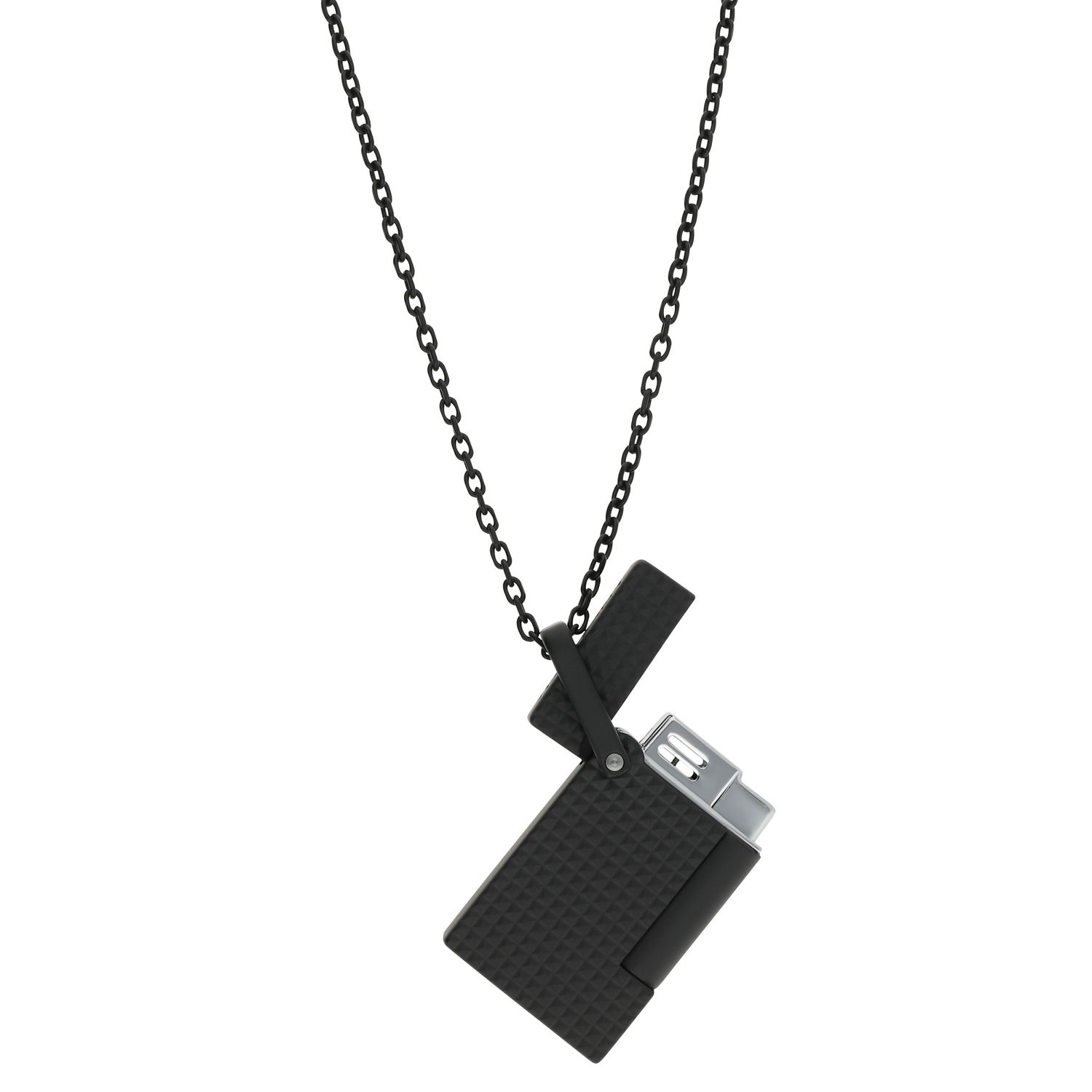 ST DUPONT Lighter Necklace Matt Black