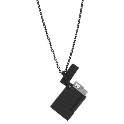 ST DUPONT Lighter Necklace Matt Black