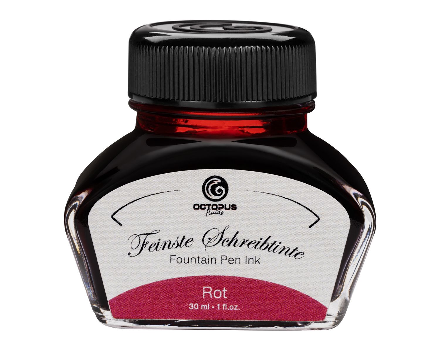 Octopus Fountain pen ink Red. 30 ml