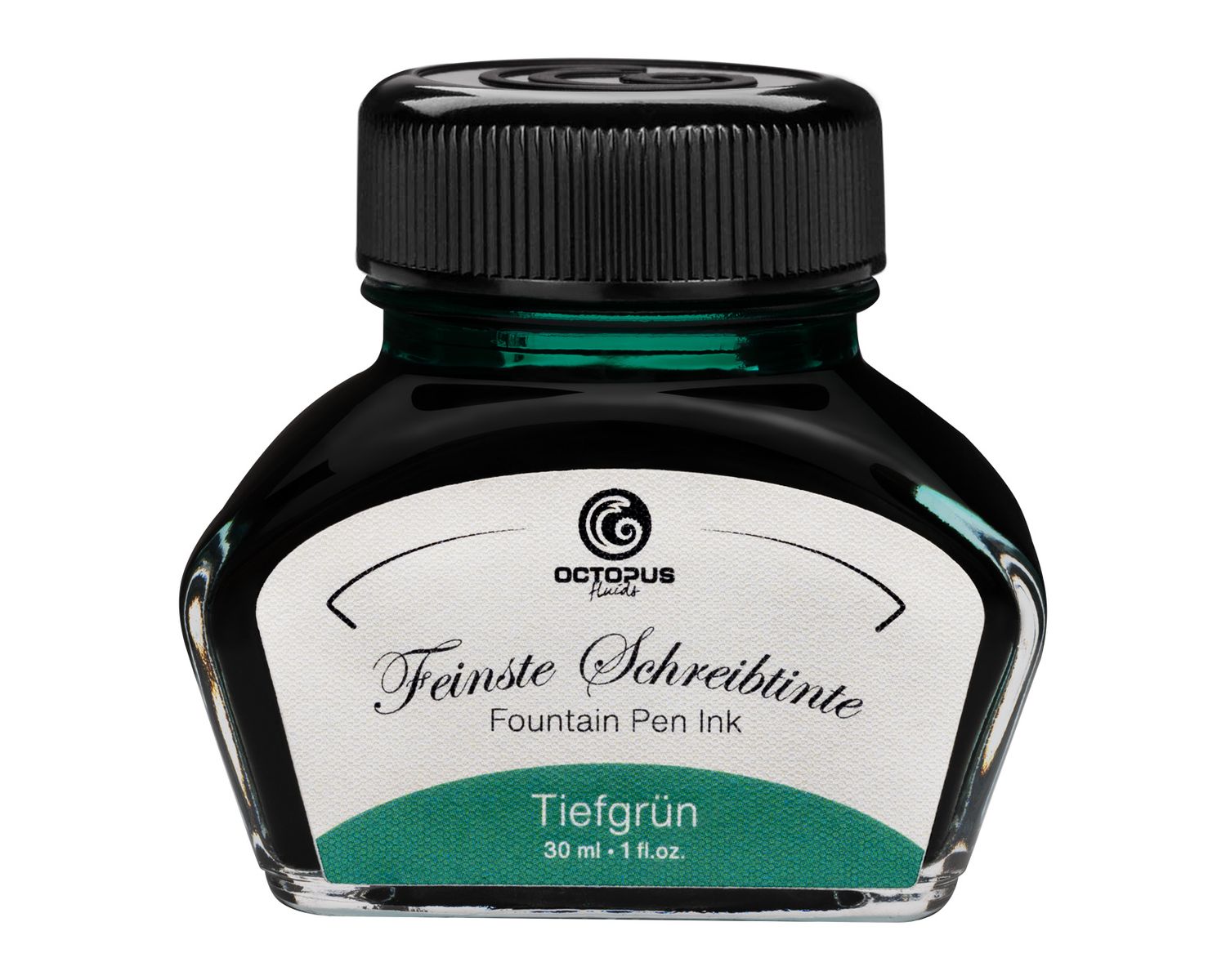 Octopus Fountain pen ink Deep Green. 30 ml