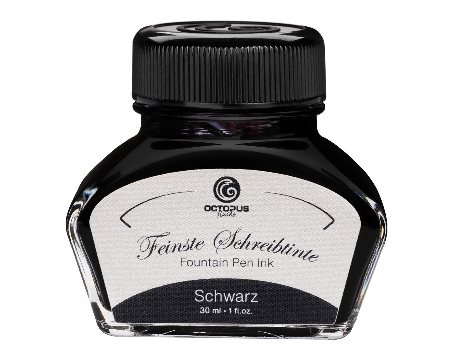 Octopus Fountain pen ink Black. 30 ml