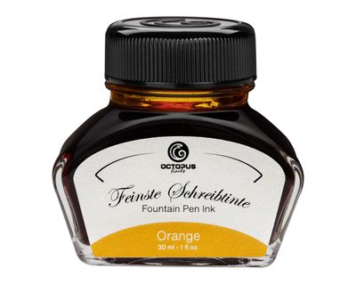 Octopus Fountain pen ink Orange. 30 ml