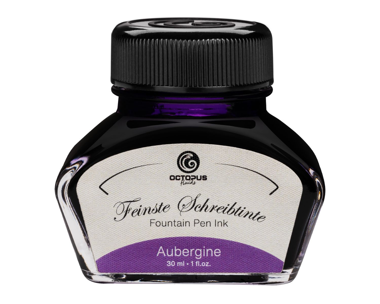 Octopus Fountain pen ink Aubergine. 30 ml