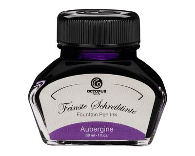 Octopus Fountain pen ink Aubergine. 30 ml