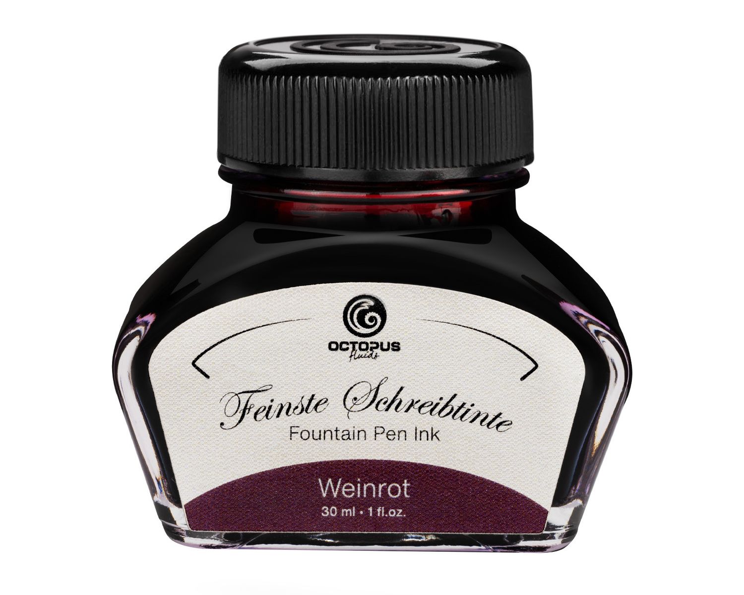 Octopus Fountain pen ink Wine Red. 30 ml
