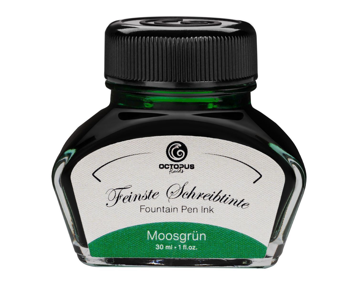 Octopus Fountain pen ink Moss Green. 30 ml