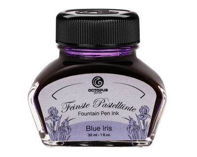 Octopus Fountain pen ink pastel Blue Iris. 30 ml