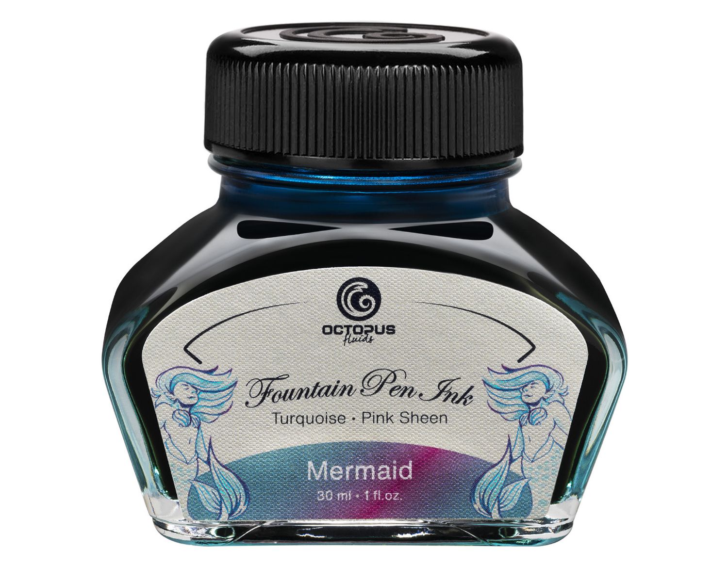 Fountain Pen Ink Sheen, Mermaid, petrol, 30 ml