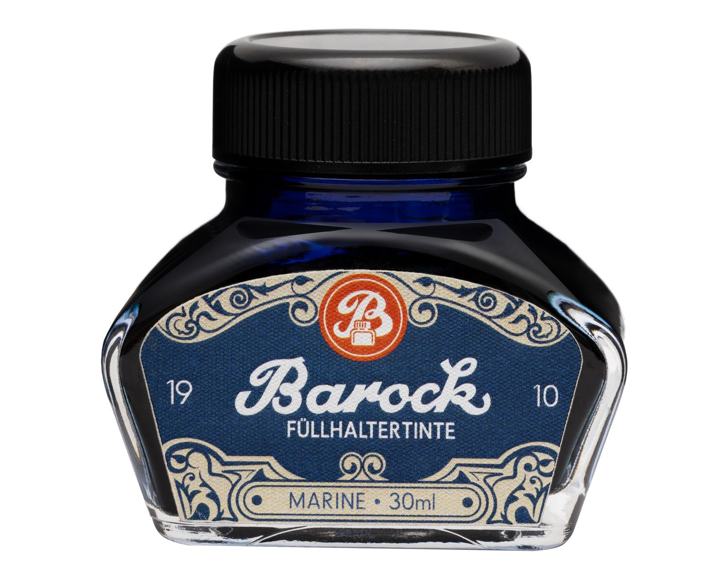 Octopus Barock 1910 Fountain Pen Ink Marine, blue, 30 ml