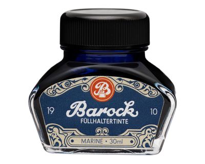 Octopus Barock 1910 Fountain Pen Ink Marine, blue, 30 ml