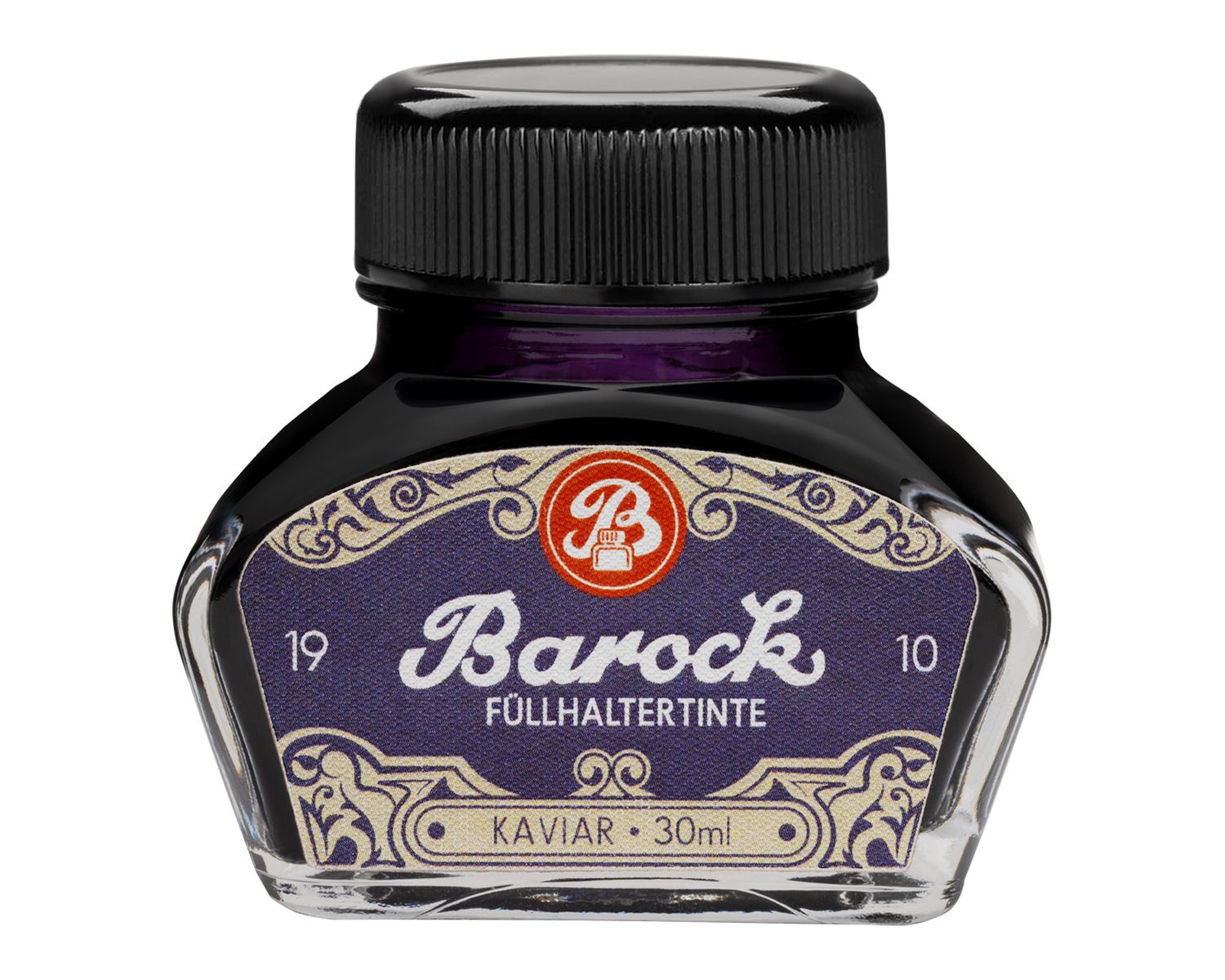 Octopus Barock 1910 Fountain Pen Ink Kaviar, violet, 30 ml