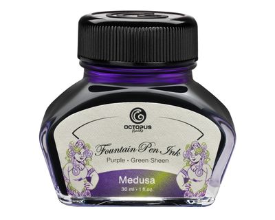Octopus Fountain Pen Ink Sheen, Medusa, Violet, 30 ml